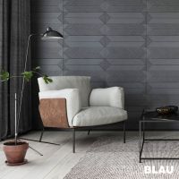 Moderní obkladový kámen Steinblau Sagitta Decorus - tmavě šedá, balení 0,56m2