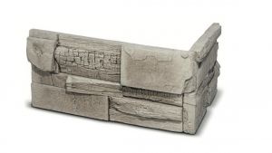 ROH Kamenný obklad AROS světle šedá 305x165/145/35mm beton bm0,87 Steinblau
