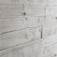 Vzorek - Obkladový kámen WOKAM dřevěný dekor krémová 500x200x25 mm Beton (1 ks) Steinblau