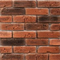 Vzorek - Cihlový obklad se spárou ARICA 2 červená 227/73/20mm beton (1 ks) Steinblau