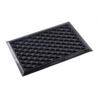 Gumová venkovní čisticí vstupní rohož FLOMA Simple - délka 30 cm, šířka 45 cm, výška 1 cm