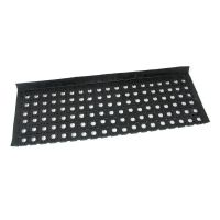 Gumová schodová rohož FLOMA Honeycomb Step - délka 25 cm, šířka 75 cm, výška 1,6 cm