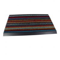 Různobarevná venkovní čistící kartáčová vstupní rohož FLOMA Outline - délka 50 cm, šířka 80 cm, výška 2,2 cm