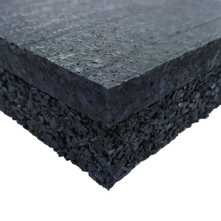 Tlumící dvouvrstvá antivibrační podlahová guma (deska) FLOMA Sandwich - délka 198 cm, šířka 98 cm a výška 3 cm
