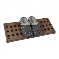 Hnědá plastová zatravňovací obdélníková dlažba - délka 60 cm, šířka 24,8 cm - 4 ks