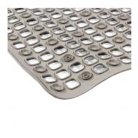 Béžová protiskluzová podložka do sprchy FLOMA - délka 54,5 cm, šířka 53,5 cm