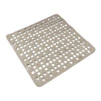 Béžová protiskluzová podložka do sprchy FLOMA - délka 54,5 cm, šířka 53,5 cm