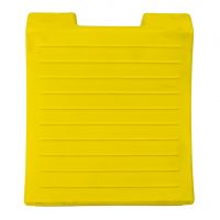 Žlutý plastový zakládací klín MC3009 - délka 38 cm, šířka 38 cm, výška 28,5 cm