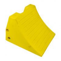 Žlutý plastový zakládací klín MC3009 - délka 38 cm, šířka 38 cm, výška 28,5 cm
