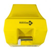 Žlutý plastový zakládací klín MC3011 - délka 62,5 cm, šířka 36 cm, výška 41 cm