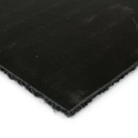 Černá kobercová čisticí zóna FLOMA Shakira - délka 100 cm, šířka 100 cm, výška 1,6 cm