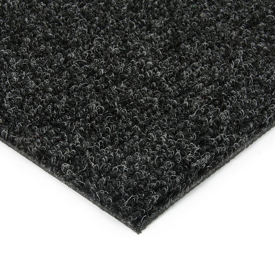 Černá kobercová čistící zóna FLOMA Catrine - délka 100 cm, šířka 100 cm, výška 1,35 cm