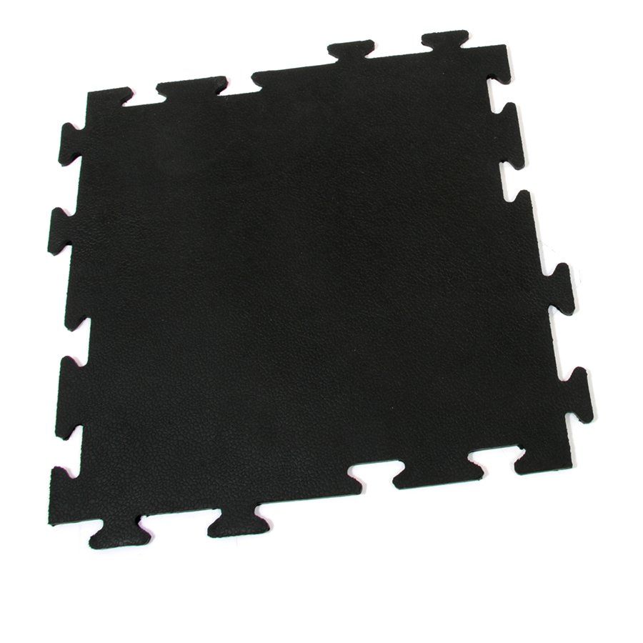 Gumová protiúnavová rohož FLOMA Flat Tile - délka 50 cm, šířka 50 cm, výška 0,8 cm