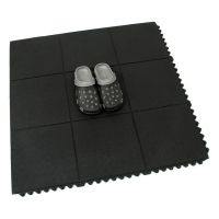 Gumová protiúnavová rohož FLOMA Solid Top Tile - délka 91,5 cm, šířka 91,5 cm, výška 1,6 cm