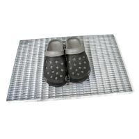 Kovová venkovní čisticí vstupní rohož FLOMA Grid - délka 40 cm, šířka 60 cm, výška 3 cm