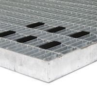 Kovová venkovní čisticí vstupní rohož FLOMA Grid - délka 40 cm, šířka 60 cm, výška 3 cm