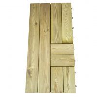 Dřevěná dřevoplastová terasová dlažba Linea Woodenstyle - délka 59 cm, šířka 30,5 cm, výška 3 cm