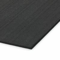 Černá gumová podlahová deska (puzzle - roh) FLOMA FitFlo SF1050 - délka 95,6 cm, šířka 95,6 cm, výška 1,6 cm