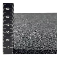 Antivibrační elastická tlumicí rohož (deska) z drásaniny FLOMA UniPad F700 - délka 200 cm, šířka 100 cm, výška 0,8 cm