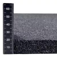 Antivibrační elastická tlumicí rohož (deska) z drásaniny FLOMA UniPad F700 - délka 200 cm, šířka 100 cm, výška 2 cm