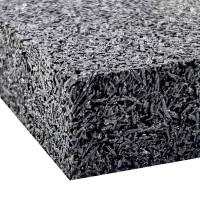 Antivibrační elastická tlumicí rohož (deska) z drásaniny FLOMA UniPad F700 - délka 200 cm, šířka 100 cm, výška 4 cm