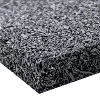 Antivibrační elastická tlumicí rohož (deska) z drásaniny FLOMA UniPad F570 - délka 200 cm, šířka 100 cm, výška 2 cm