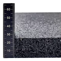 Antivibrační elastická tlumicí rohož (deska) z drásaniny FLOMA UniPad F700 - délka 200 cm, šířka 100 cm, výška 2,5 cm