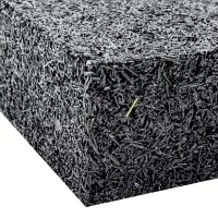 Antivibrační elastická tlumicí rohož (deska) z drásaniny FLOMA UniPad F570 - délka 200 cm, šířka 100 cm, výška 6 cm