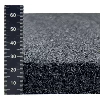 Antivibrační elastická tlumicí rohož (deska) z drásaniny FLOMA UniPad F570 - délka 200 cm, šířka 100 cm, výška 2,5 cm