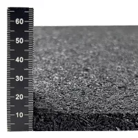 Antivibrační elastická tlumicí rohož (deska) z drásaniny FLOMA UniPad F700 - délka 200 cm, šířka 100 cm, výška 1 cm