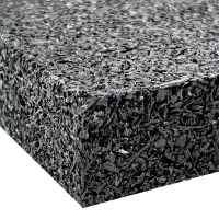Antivibrační elastická tlumicí rohož (deska) ze směsi granulátu a drásaniny FLOMA UniPad FS700 - délka 200 cm, šířka 100 cm, výška 4 cm