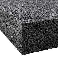 Antivibrační elastická tlumicí rohož (deska) ze směsi granulátu a drásaniny FLOMA UniPad FS700 - délka 200 cm, šířka 100 cm, výška 6 cm