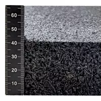 Antivibrační elastická tlumicí rohož (deska) ze směsi granulátu a drásaniny FLOMA UniPad FS700 - délka 200 cm, šířka 100 cm, výška 4 cm