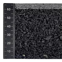 Antivibrační elastická tlumicí rohož (deska) ze směsi granulátu a drásaniny FLOMA UniPad FS700 - délka 200 cm, šířka 100 cm, výška 6 cm