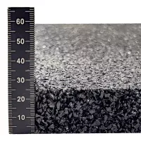 Antivibrační tlumicí rohož (deska) z granulátu FLOMA UniPad S650 - délka 200 cm, šířka 100 cm, výška 2,5 cm