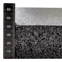 Antivibrační tlumicí rohož (deska) z granulátu FLOMA UniPad S1000 - délka 200 cm, šířka 100 cm, výška 4 cm