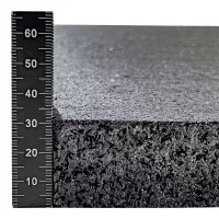 Antivibrační tlumicí rohož (deska) z granulátu FLOMA UniPad S1000 - délka 200 cm, šířka 100 cm, výška 3 cm