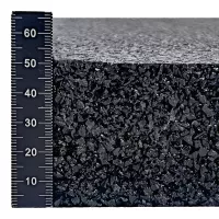 Antivibrační tlumicí rohož (deska) z granulátu FLOMA UniPad S850 - délka 200 cm, šířka 100 cm, výška 5 cm