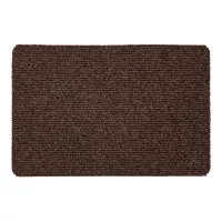 Hnědá vstupní rohož FLOMA Mega Rib - délka 50 cm, šířka 80 cm, výška 1,3 cm