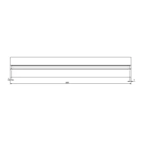 Gumový střešní podstavec s ALU fólií pod kabelový žlab FLOMA AL profil - délka 60 cm, šířka 10 cm, výška 5 cm