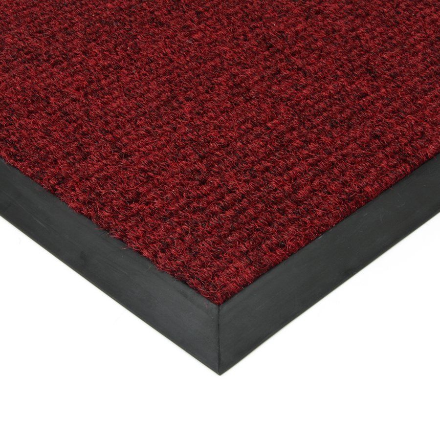Červená textilní zátěžová vstupní rohož FLOMA Catrine - délka 200 cm, šířka 100 cm, výška 1,35 cm