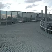 Ocelový pozinkovaný svařovaný podlahový rošt (30/3, 34/38) FLOMA WeGr - délka 120 cm, šířka 100 cm, výška 3 cm