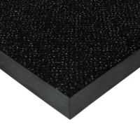 Černá textilní čistící vnitřní vstupní rohož Cleopatra Extra - 60 x 90 x 0,9 cm