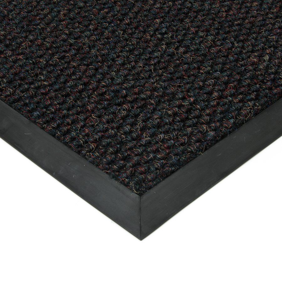 Černá textilní zátěžová vstupní rohož FLOMA Fiona - délka 200 cm, šířka 100 cm, výška 1,1 cm