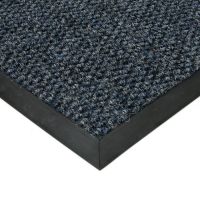 Modrá textilní zátěžová vstupní čistící rohož Fiona - 200 x 150 x 1,1 cm
