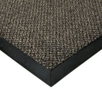 Šedá textilní vstupní rohož FLOMA Cleopatra Extra (Bfl-S1) - délka 200 cm, šířka 150 cm, výška 0,9 cm