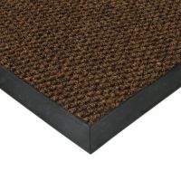 Hnědá textilní zátěžová vstupní rohož FLOMA Fiona - délka 200 cm, šířka 150 cm, výška 1,1 cm