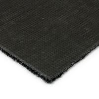 Černá kobercová čisticí zóna FLOMA Catrine - délka 200 cm, šířka 200 cm, výška 1,35 cm