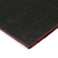 Červená kobercová čisticí zóna FLOMA Catrine - délka 100 cm, šířka 200 cm, výška 1,35 cm