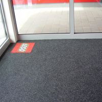 Béžová kobercová čisticí zóna FLOMA Catrine - délka 100 cm, šířka 200 cm, výška 1,35 cm